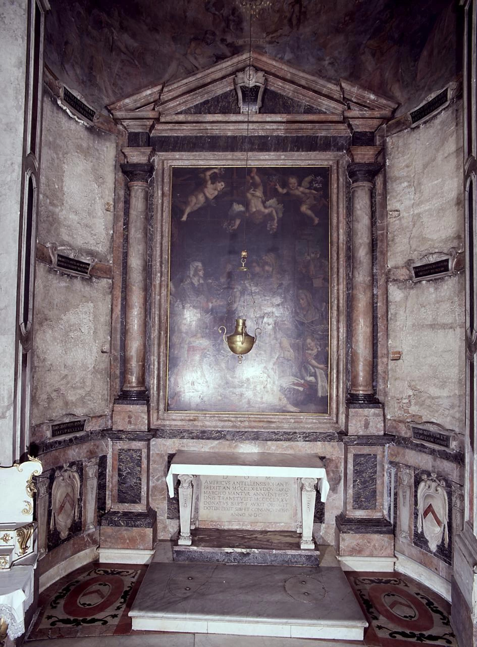 Il beato Manetto Dell'Antella risana uno storpio muto - Chiesa della S.ma Annunziata, Firenze